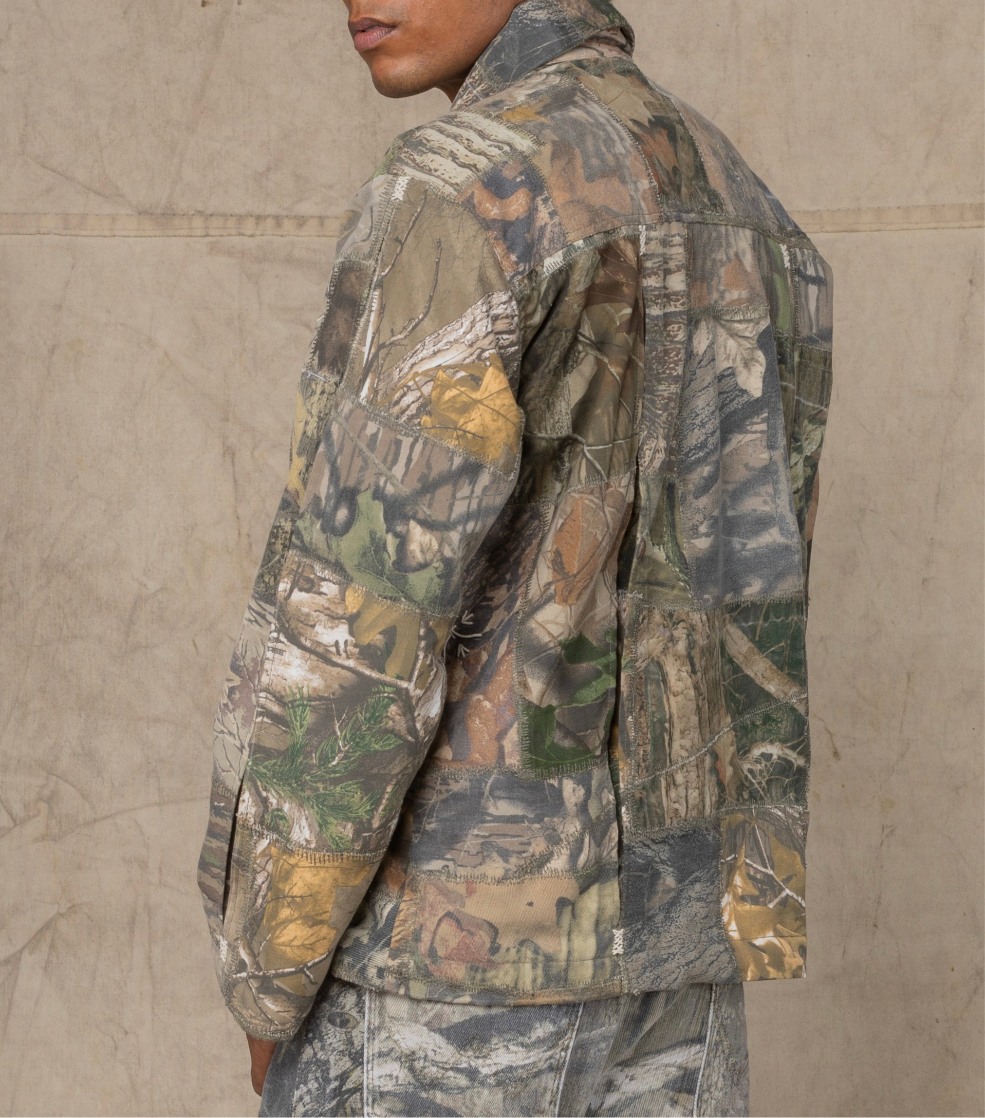BOX PLEAT JACKET CAMO