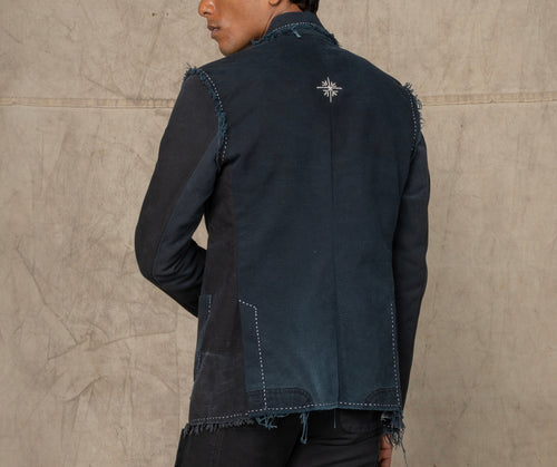 RUSH BLAZER w/EMB BLACK