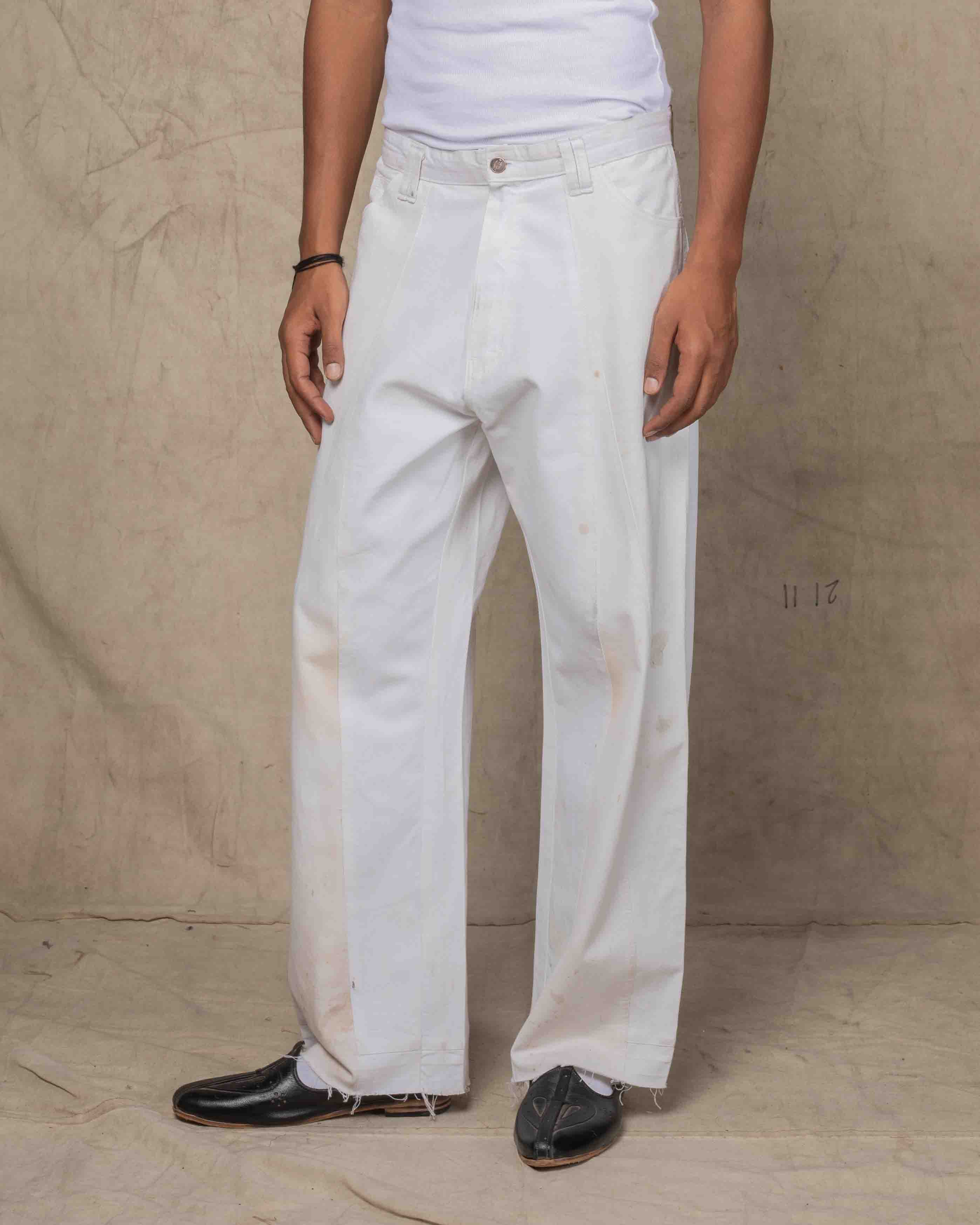 SOM PANTS WHITE PAINT SPLATTER