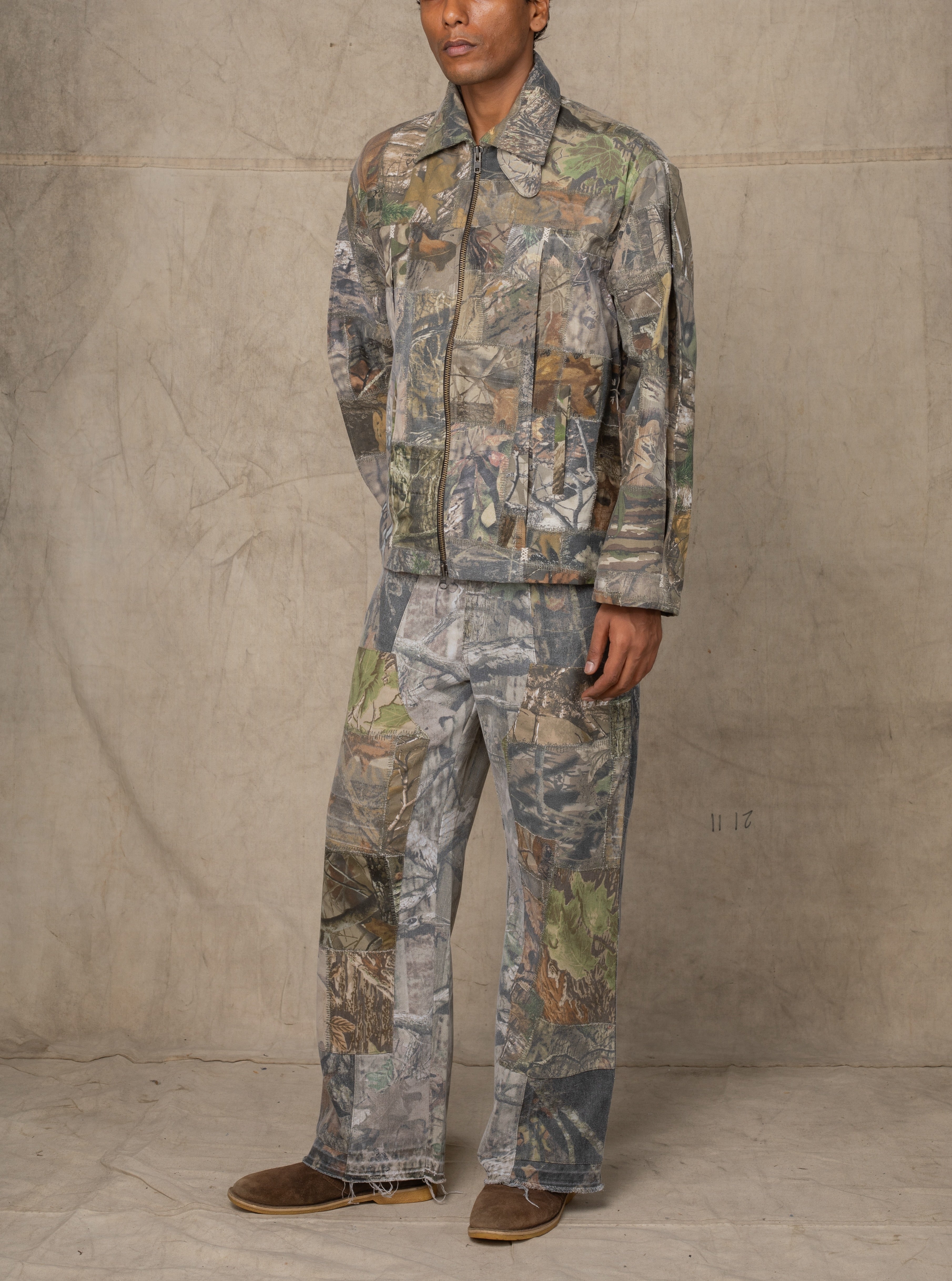 BOX PLEAT JACKET CAMO