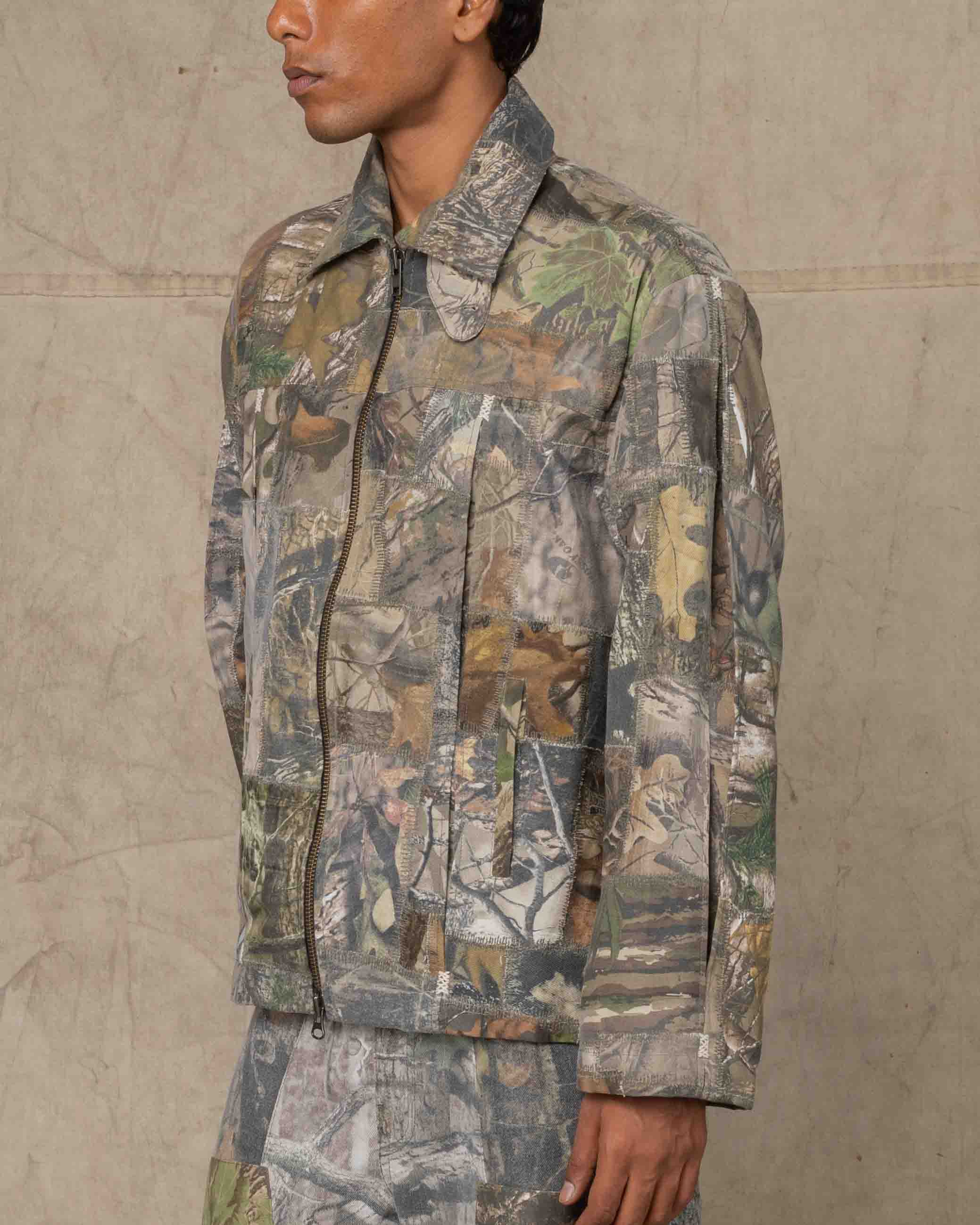 BOX PLEAT JACKET CAMO