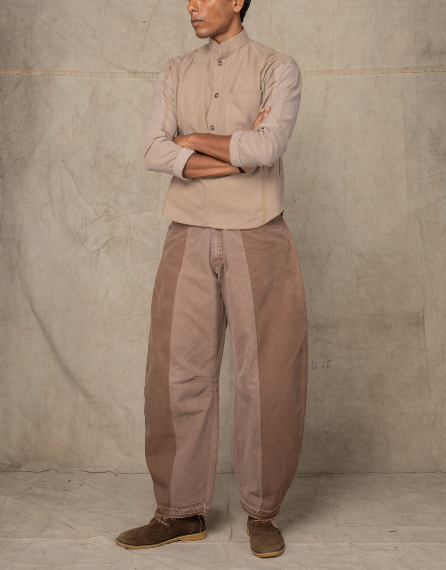 ONE POCKT KURTA BEIGE
