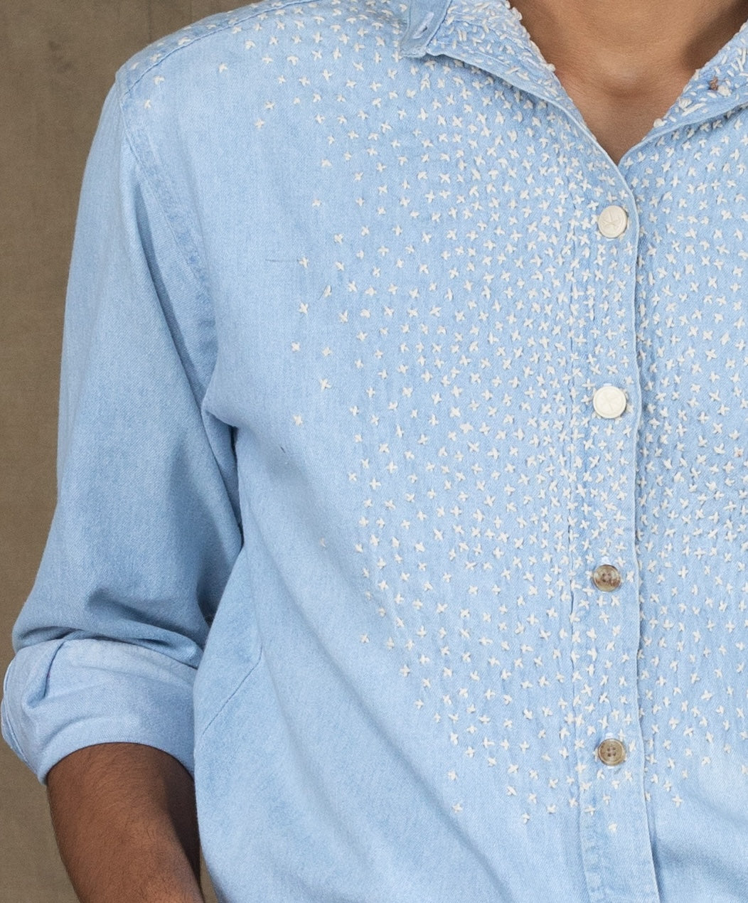 STARRY NIGHT SHIRT BLUE
