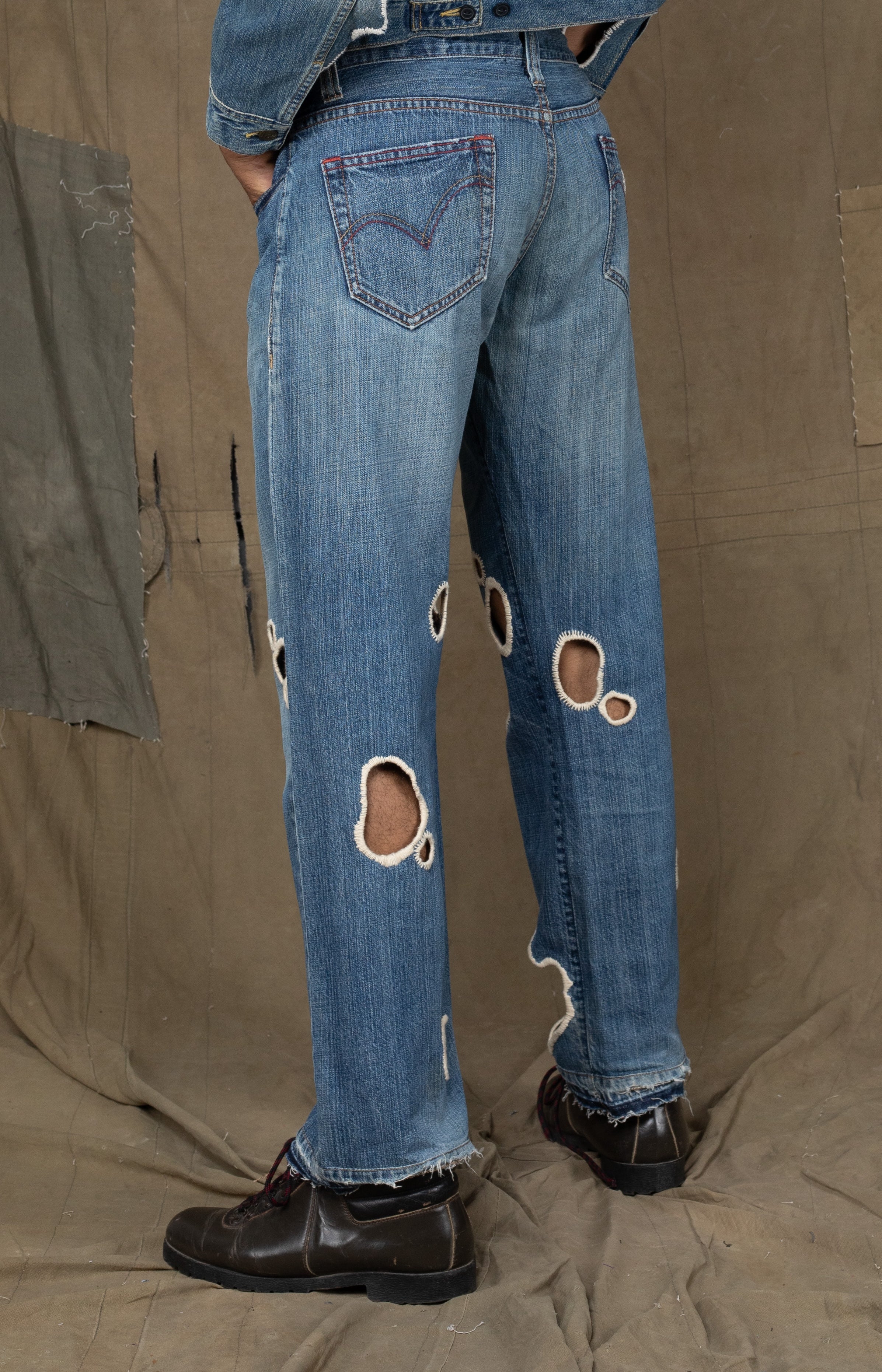 CHEDA PANTS BLUE