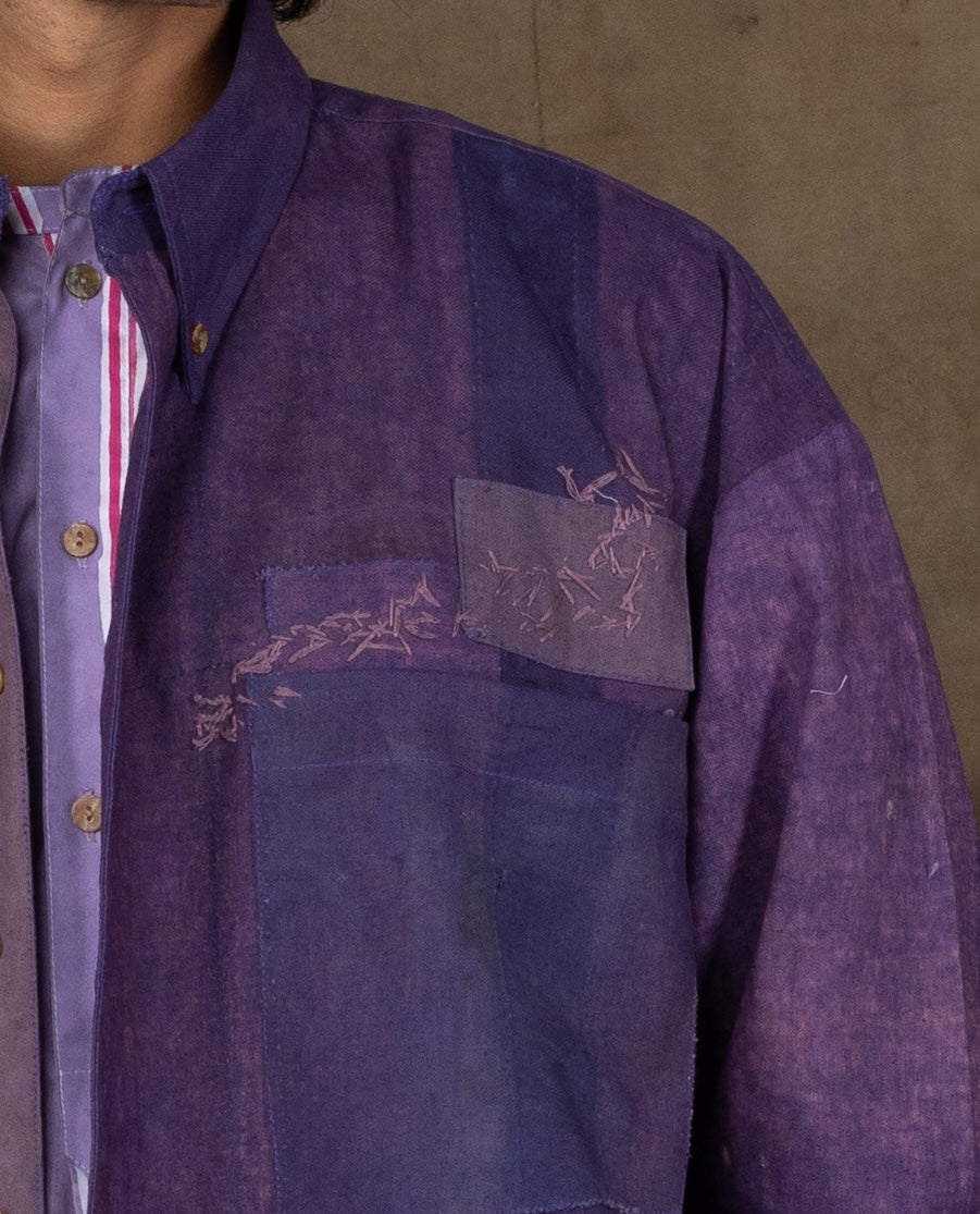 KAMEEZ SHIRT PURPLE