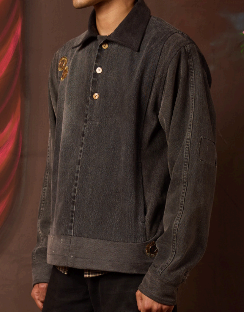 Denim Black Polo