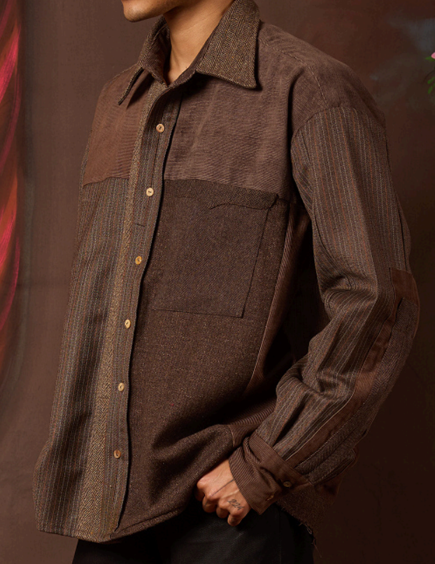 Kameez Shirt - Mixed Material