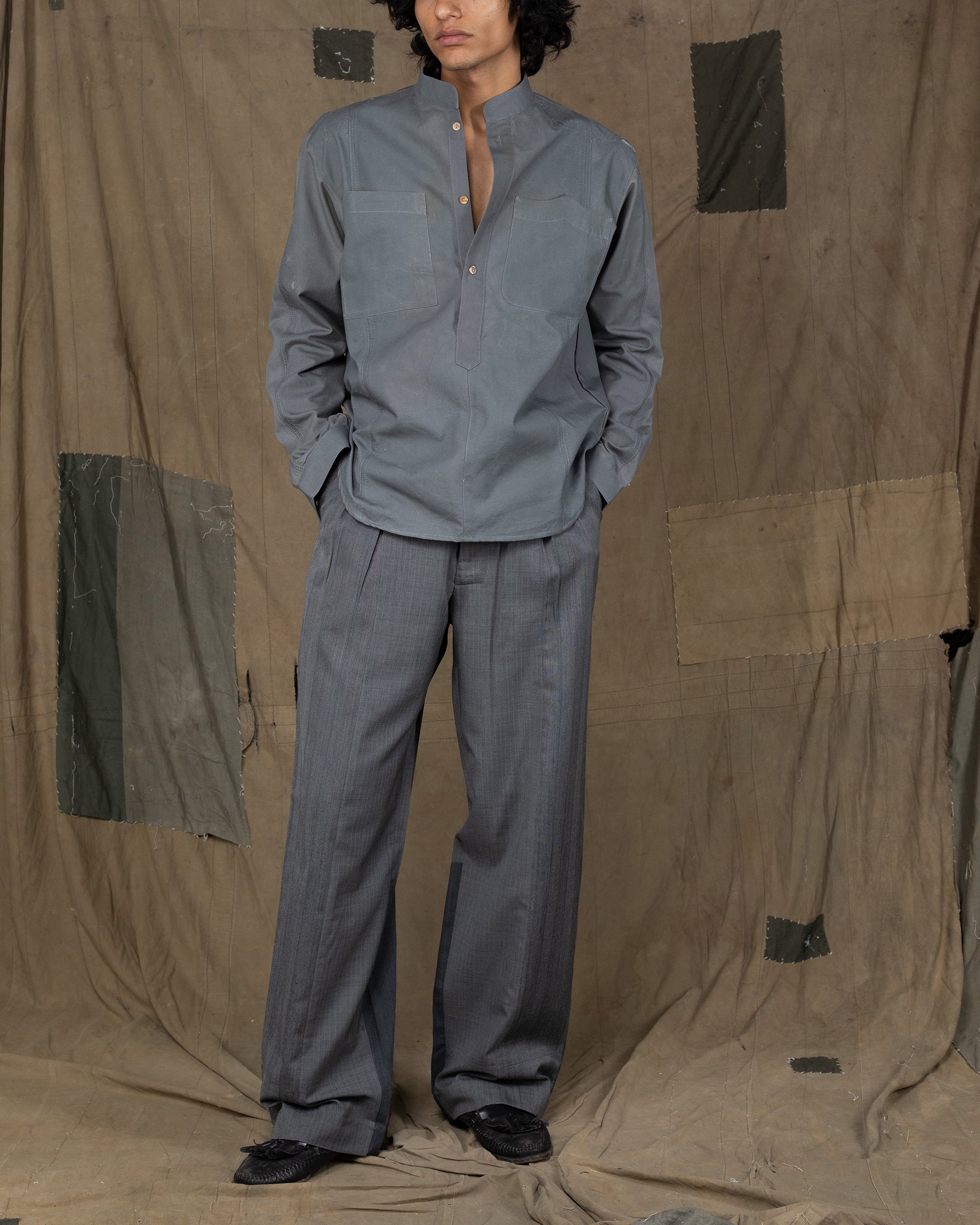 DARBAR KURTA GREY
