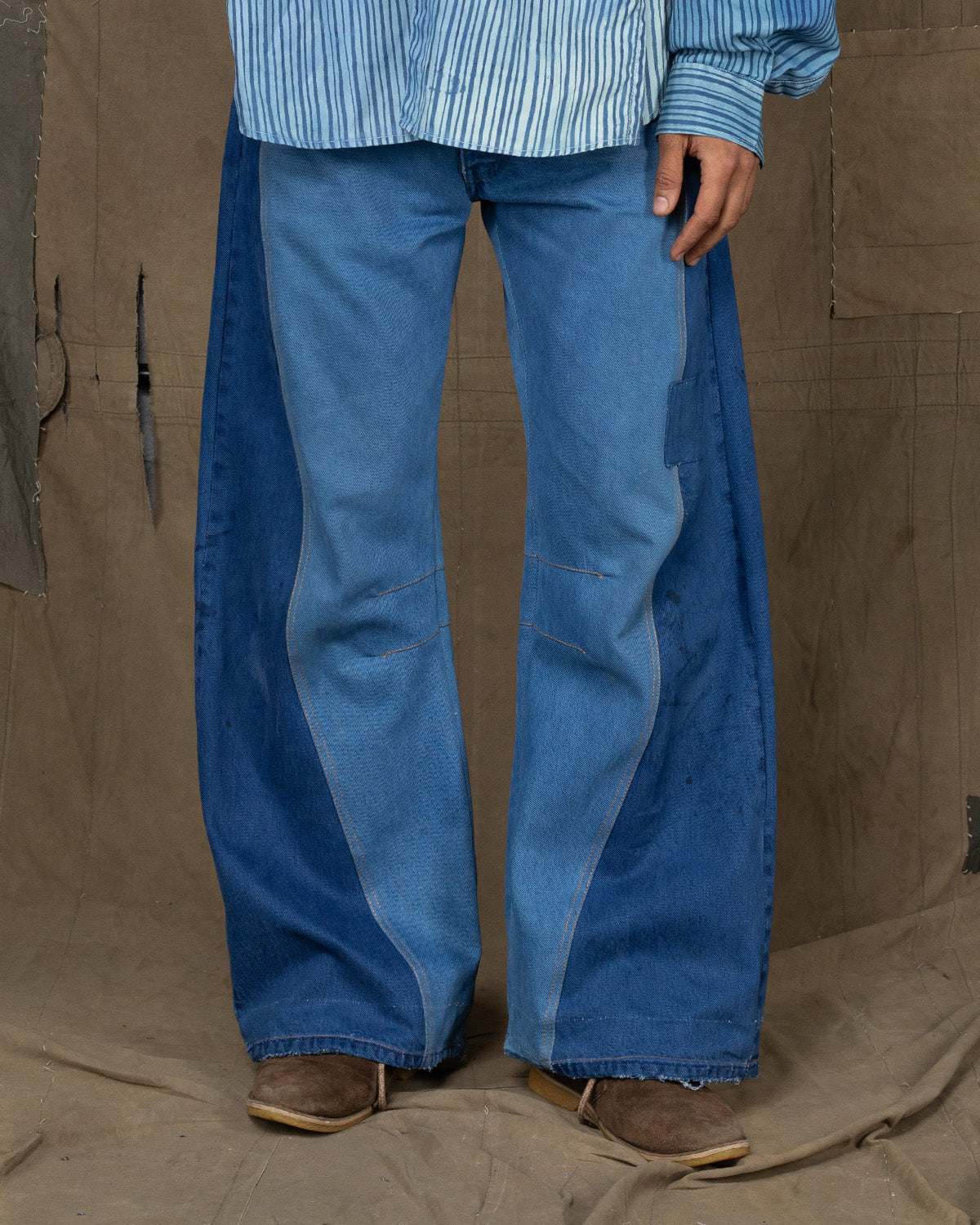 INDIGO DIPPED BHALOO PANTS