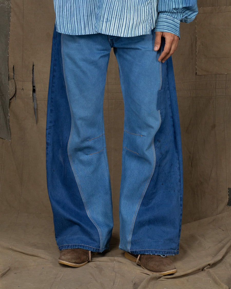 INDIGO DIPPED BHALOO PANTS