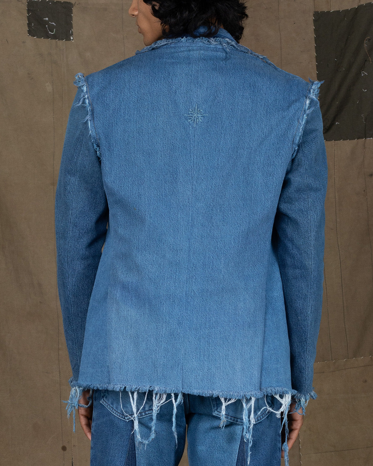 INDIGO DIPPED RUSH BLAZER