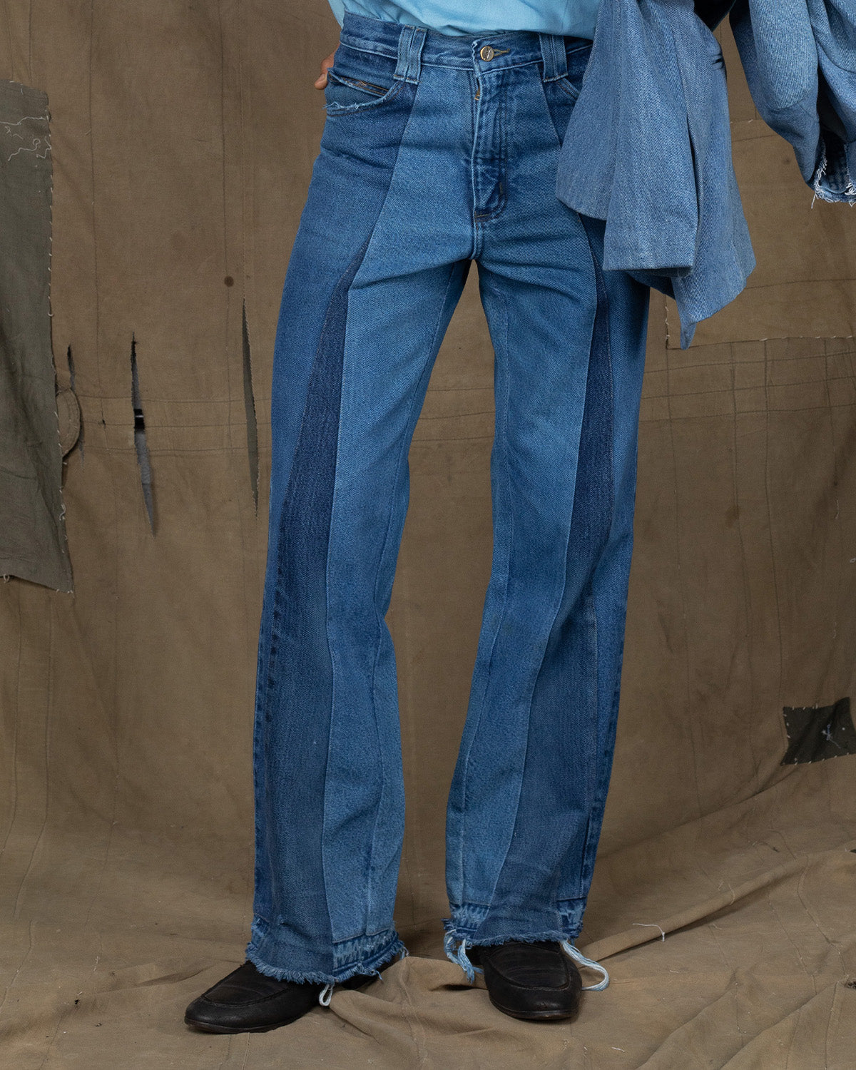 INDIGO DIPPED SOM PANTS