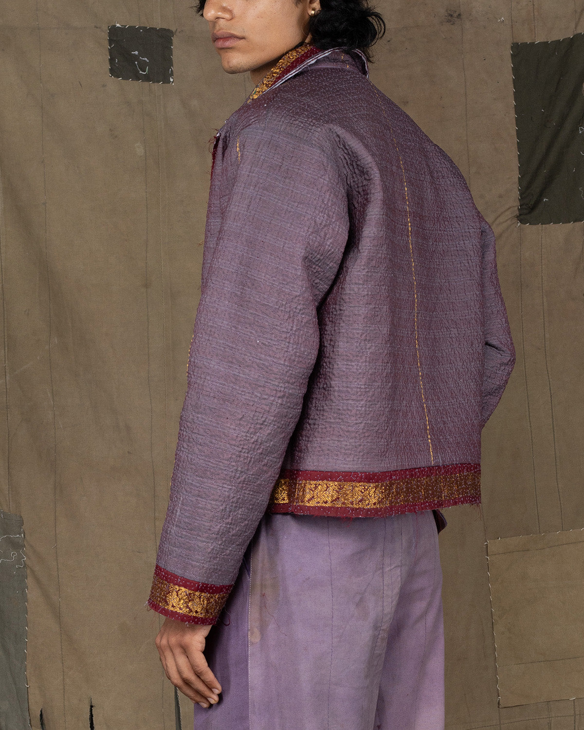 QUILTED SAREE DIALER JACKET